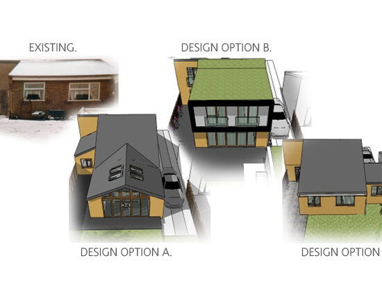 Design Options For A Bungalow Transforation In Wollaton Nottingham