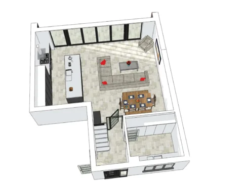Design option B - 3D-Plan