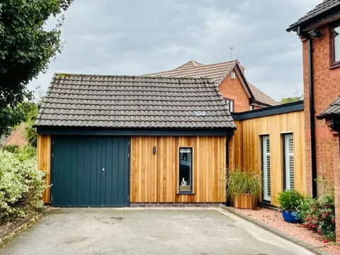 Garage conversion in Lichfield
